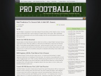 Profootball101.com