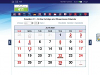 calendar411.com Thumbnail