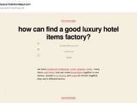 Luxury-hotel-bordeaux.com