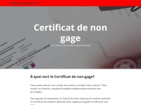 certificat-de-non-gage.com Thumbnail