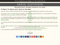 aaron-gustafson.com Thumbnail
