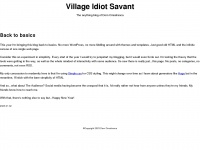 Villageidiotsavant.com