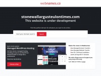 Stonewallargusteulontimes.com