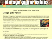 vintageguitarvalues.info Thumbnail