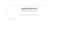 Gapyearblog.org.uk