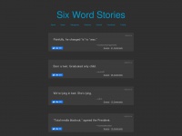 sixwordstories.net Thumbnail