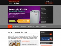 destroyit-shredders.com Thumbnail