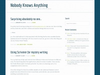 nobody-knows-anything.com Thumbnail