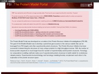 proteinmodelportal.org Thumbnail