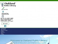 oaklandnjlibrary.org Thumbnail