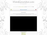 Weirdgenerator.com