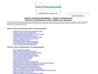 Lettersofrecommendation.net