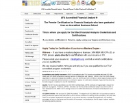 certifiedfinancialanalyst.org Thumbnail