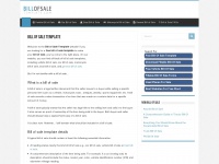 Billofsale-template.com