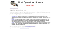 boatoperatorslicence.com Thumbnail