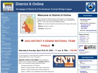 district8acbl.com Thumbnail