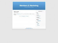 Membersandmarketing.wordpress.com