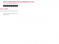 Culturalresourceevaluation.com
