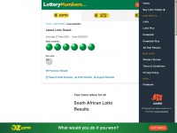 lotterynumbers.co.za Thumbnail
