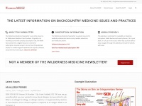 Wildernessmedicinenewsletter.com