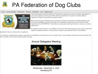 pafederationofdogclubs.org Thumbnail