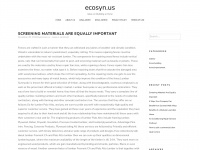 ecosyn.us Thumbnail