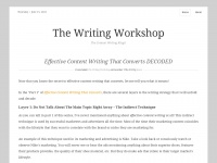 thewritingworkshop.org Thumbnail
