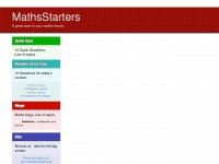Mathsstarters.net