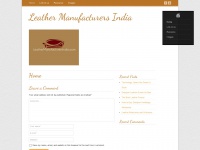 leathermanufacturersindia.com