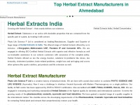 herbalextractsindia.com Thumbnail