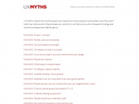 Uxmyths.com
