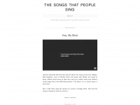 thesongsthatpeoplesing.wordpress.com Thumbnail