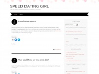 Speeddatinggirl.wordpress.com