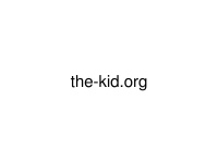 the-kid.org Thumbnail