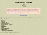 thewritestuffservices.com Thumbnail