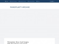 rhinoplastyarchive.com Thumbnail