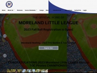 Morelandlittleleague.org