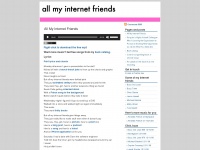 Allmyinternetfriends.com