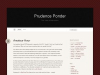 prudenceponder.wordpress.com Thumbnail