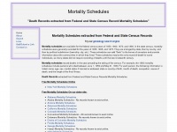 mortality-schedules.com Thumbnail