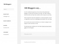 100bloggers.com Thumbnail