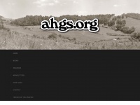 ahgs.org Thumbnail