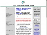 ncpsychologyboard.org Thumbnail