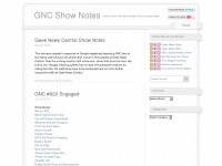 gncshownotes.com Thumbnail
