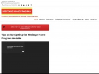 heritagehomeprogram.org Thumbnail