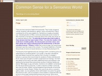 commonsenseforasenslessworld.blogspot.com Thumbnail