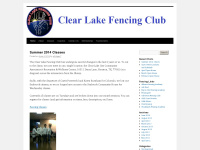 clearlakefencingclub.wordpress.com Thumbnail