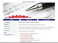notarypubliccoventry.net Thumbnail