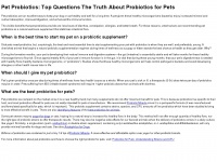 pet-probiotics.com Thumbnail