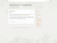 Anthonyrthompson.com